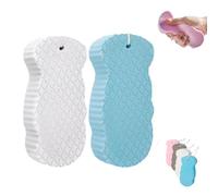 Magic Exfoliating Bath Sponge, 3D Super Soft Exfoliating Bath Sponge Resuable, Dead Skin Remover for Body, Skin Friendly and Reusable for Adults Children (D)