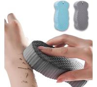 Magic Exfoliating Bath Sponge, 3D Super Soft Exfoliating Bath Sponge, Skin Friendly & Reusable, Remover Dead Skin for All Skin Types (Blue Gray)
