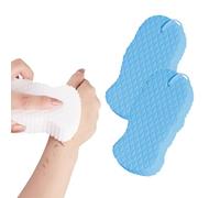 Magic Exfoliating Bath Sponge - Reusable & Super Soft Magic Exfoliating Sponge - Removes Dead Skin - Gentle for All Skin Types (2pcs Blue)