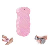 Magic Exfoliating Bath Sponge, Super Soft Exfoliating Bath Sponge, Skin Friendly and Reusable, Gently Removes Dead Skin, Suitable for Most Men and Women (Pink)