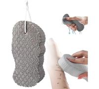 Magic Exfoliating Bath Sponge, Super Soft Exfoliating Bath Sponge, Skin Friendly Exfoliator Dead Skin Remove, Alternative to exfoliating Gloves (Grey)