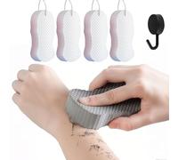 Magic Exfoliating Bath Sponge Super Soft, Exfoliating Sponges for Body, ExfoliatingBody Scrubber Sponge, Removes Dead Skin and Impurities from Body (#1)