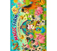 Magic Farm: Coloring Book for Kids: A Fun and Easy Coloring Book with Cute Farm Animals for Kids Ages 3-6