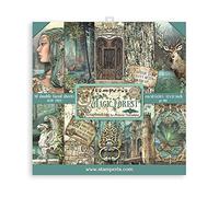 Magic Forest - Juego de 10 hojas de 30,5 x 30,5 cm multicolor