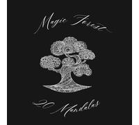 Magic Forest - Mandala Wald - Bäume & Blumen Ausmalbuch für Erwachsene: 20 zauberhafte Natur-Mandalas | Achtsamkeit, Stressabbau & kreative Entspannung | Meditatives Malbuch im 8,5 × 8,5 Zoll Format