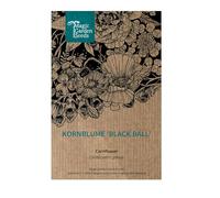 Magic Garden Seeds - Aciano 'Black Ball' (Centaurea cyanus) - Flor de verano oscura profunda | anual, apta para insectos, comestible y apta para cortes, fácil de limpiar y tolerante a la sequía