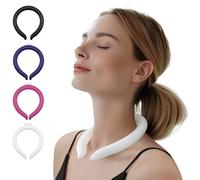 Magic Gel Anillos Refrigerantes para el Cuello - Pack de hielo refrigerante para el cuellos portátil - Paquete de gel frío para el cuello - Perfecto para atletas o trabajadores al aire libre - Blanco