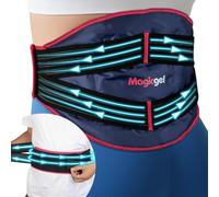 Magic Gel Bolsa de Gel Frio Calor para Lesiones - Faja para Congelador o Microondas - Alivia Dolores de Espalda y Lumbar con Extra Compresión - Bolsas Efecto Frío