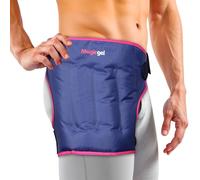 Magic Gel Bolsa de Gel Frio o Calor para Lesiones en Caderas (Extra grande)- Faja para Congelador o Microondas - Alivia Dolores de Cadera Rígida, Postoperatoria, Inflamación y Espalda