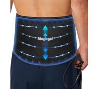 Magic Gel Bolsa de Gel Frío para Espalda con Compresión - Faja Frío Calor con Bomba de Aire para Mayor Penetración del Fríos y Soporte Lumbar - Gel Flexible Extraíble para Microondas o Congelador