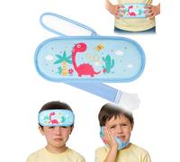 Magic Gel Bolsa de Gel para Bebés y Niños, Golpes y Lesiones, Compresa Reutilizable Frío y Calor con Correa Ajustable, Alivio de Fiebre y Dolor de Cabeza, Diseño - Dinosaurio