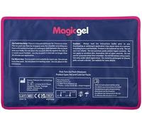 Magic Gel Bolsa Gel Frio para Lesiones - 30x20cm - Bolsa de Hielo para Lesiones - Apta Congelador o Microondas - Alivia Dolores de Rodilla Pierna Brazos y Más