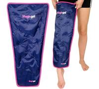 Magic Gel Bolsa Gel Frio para Lesiones de Piernas - Bolsa Hielo Lesiones Cubre Toda la Pierna 62 cm - Reduce Dolor Hinchazón e Inflamación - Reutilizable para Esguinces Artritis y Más