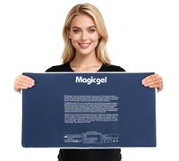 Magic Gel Bolsa Hielo Lesiones Extra Grande - Bolsa Gel Frio para Lesiones XL - Compresa para Congelador o Microondas - Alivia Dolores de Espalda Fisioterapia Recuperación Rápida y Más - Gris