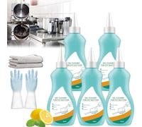 Magic Gel Cleaner para ollas y sartenes, limpiador de gel profesional para fondo de olla, gel de limpieza de fondo de olla negro, limpiador de escamas negras, limpiador de gel para parte inferior de