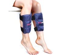 Magic Gel Compresas Frías para Tibia (Paquete de 2) - Alivio del Dolor en Espinillas y Piernas | Terapia de Frío Flexible | Incluye Guía de Rehabilitación