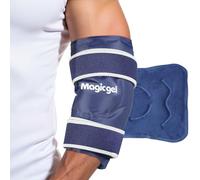 Magic Gel Manga de Compresa Fría para Rodilla y Codo - Envoltura Reutilizable de Terapia de Frío y Calor para Alivio Específico