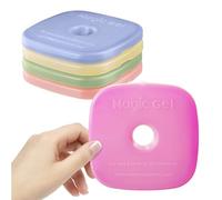 Magic Gel Placas Hielo Nevera Portatil - 5x Acumuladores de Frio para Taper y Fiambrera - Ice Pack para Mantener la Comida Fria - Ideal Trabajo o Escuela