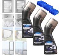Magic Gem Coating Glass, Magic Gem Anti-Fog Coating, Car Anti-Fog Agent with Applicator, Micro-Molecular Anti-Fog Coating Agent Wiper, Anti-Fog for Car Windshield, Windows, Mirrors (3)