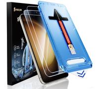 MAGIC JOHN 2 unidades para Samsung Galaxy S23 Plus/ S23+ para cristal templado (6,6 pulgadas), eliminación de polvo, dureza 9H, protector de pantalla ultra transparente, sin burbujas, fácil