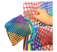 Magic Jungle - Red de escalada para niños, jardín de infantes, red de seguridad decorativa, red de cuerda de 4 cm/4 mm, ideal para jugar en interiores y exteriores, 1 x 3 m