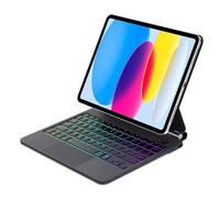 Magic Keyboard for iPad A16 11a Gen 2025/10a Gen 2022, Soporte Magnético Flotante y Panel Táctil Multitáctil de Precisión, Funda Teclado con Retroiluminado for iPad 10th/11th Gen 10.9/11 inch, Negro