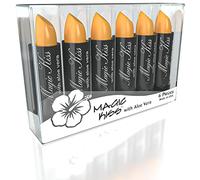 Magic Kiss Aloe Vera - Juego de pintalabios que cambia de color, naranja, fabricado en Estados Unidos