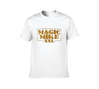 Magic Mike T-Shirt Graphic tee Printed Top Mens White Shirt L