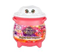 Magic Mixies Magical Gem Surprise Fire Magic Caldero - Revela un peluche Mixie no electrónico y un anillo mágico con una revelación emergente de The Fizzing Caldero Mediano, 14882