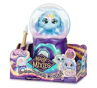 Magic Mixies My Crystal Ball Blue, Juguete Interactivo de Magia, Bola de Cristal mágica con Luces, Efectos y Sonidos, y un muñeco de Peluche Suave para cuidar, con Accesorios, Famosa (MGX06000)