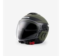 MAGIC MOTOR Casco Blauer HT Demi Jet DJ01 GR.B verde mate L