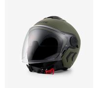 MAGIC MOTOR Casco Blauer HT Demi Jet DJ01 Mono verde mate XL
