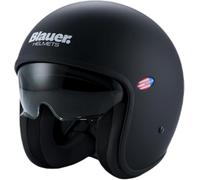 MAGIC MOTOR Casco Blauer HT Jet Pilot 06 Mono negro mate S