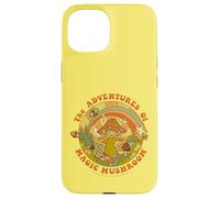 Magic Mushroom Psychedelic Sarcastic Retro Funny Adult Humor Carcasa para iPhone 15
