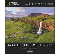 Magic Nature Postkartenkalender National Geographic Kalender 2023: 53 Postkarten