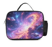 Magic Nebula Insulated Lunch Bag for Women/Men Reusable Lunch Box for Office Work Picnic Beach - Leakproof Cooler Fashion Tote Bag With Handle Freezable Lunchbox