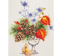 Magic needle 100-001 ZW - Kit de punto de cruz con patrón de recuento Zweigart Edition, algodón, multicolor, 20 x 23 cm