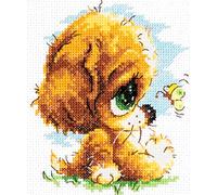 Magic needle 16-14 ZW - Juego de punto de cruz (12 x 14 cm), diseño de flores