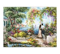 Magic Needle 250-708 ZW Romántica Historia - Kit de punto de cruz (algodón, 41 x 31 cm)