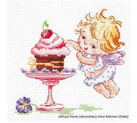 Magic Needle 35-22 - Patrón de punto de cruz, algodón, multicolor, 13 x 12 cm