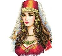 Magic Needle 90-04 ZW Licht mein Leben - Kit de punto de cruz con patrón de recuento Zweigart Edition, algodón, multicolor, 32 x 40 cm