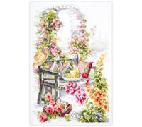 Magic Needle Zweigart Edition - Juego de punto de cruz, diseño de jardín