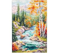 Magic Needle Zweigart Edition - Kit de punto de cruz, diseño de montaña