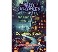 Magic of Autumn & Halloween - Coloring Book for Young Artists: For Boys and Girls Ages 6-10 - Creative Illustrations - Medium and Large Images with ... Page - No Color Bleed-Throug (halloween ang)