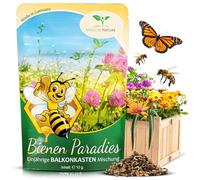 Magic of Nature: Paraíso de Abejas: 10g Semillas de Flores para Balcón | Mezcla Melífera para Jardineras - 5 Especies de Cultivo Propias