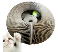Magic Organ Cat Scratcher - Almohadilla Reversible para rascar, Herramienta interactiva de estimulación Mental y Ejercicio físico para Mascotas de Interior, Juguete para Gatos, 9.45 x 9.45 x