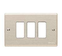 Magic Placa con tornillos de 3 plazas Oxidal