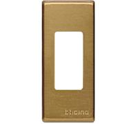 Magic - Placa vertical de 1 plaza, color bronce