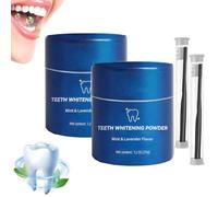 Magic - Polvo potenciador de blanqueamiento dental, polvo blanqueador de dientes, polvo blanqueador de dientes puramente blanco, elimina manchas, limpieza de dientes frescos, cuidado oral del aliento
