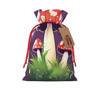 Magic Red Mushroom 1 bolsa de material duradero de 8.3 x 11.8 pulgadas con cordón para regalo elegante de Halloween